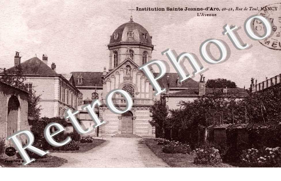 institution Sainte Jeanne d'Arc, rue de Toul - l'avenue  -  ACTUELLE FACULTE DES LETTRES