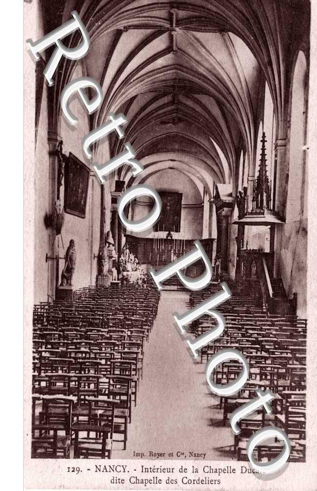 interieur de la Chapelle des Cordeliers
