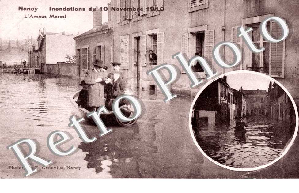 Inondations du 10 Novembre 1910 - Avenue Marcel