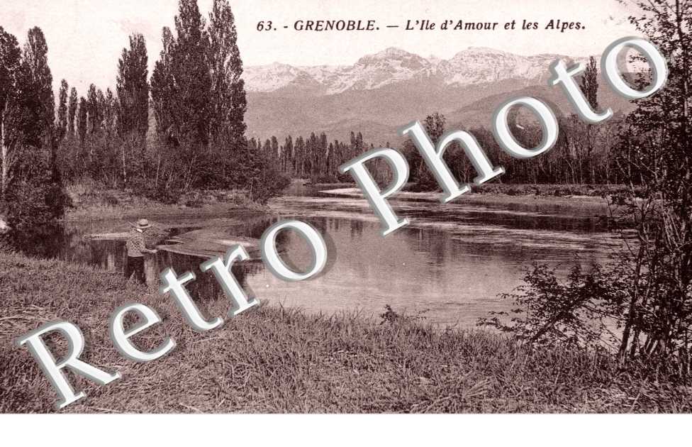l'ile D'Amour et les Alpes
