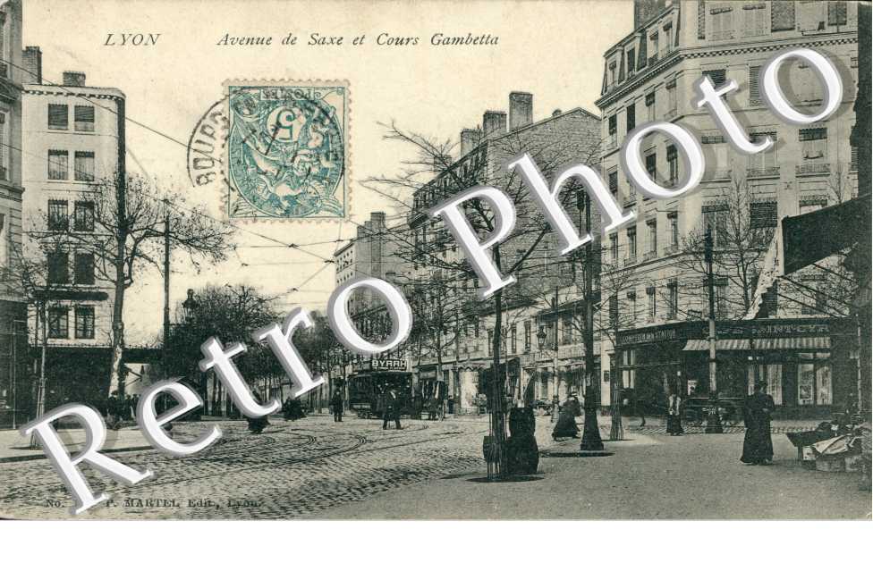 Avenue de Saxe et Cours Gambetta