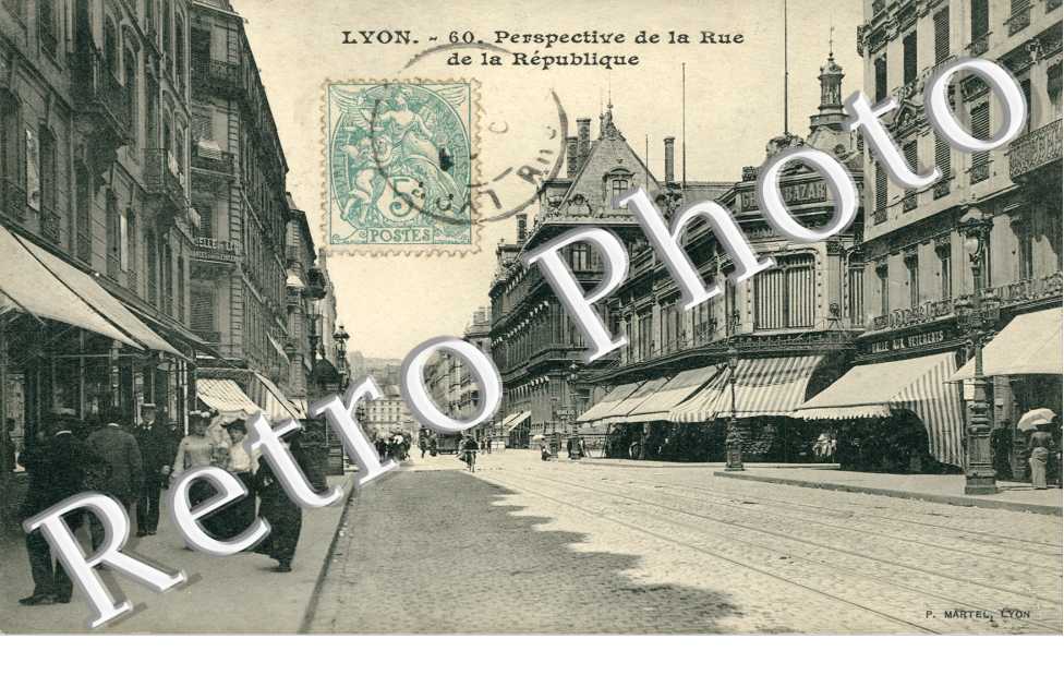  perspective de la rue de la République