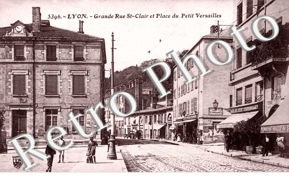 grande rue Saint-Clair et place du Petit Versailles