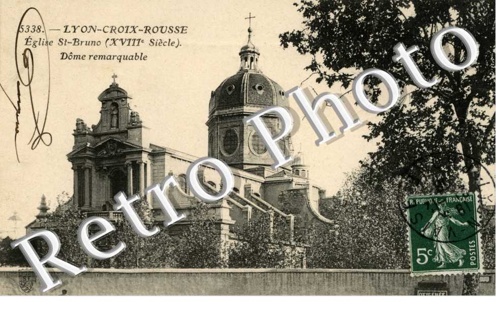 CROIX ROUSSE LYON-CROIX-ROUSSE eglise Saint-Branc Dome remarquable