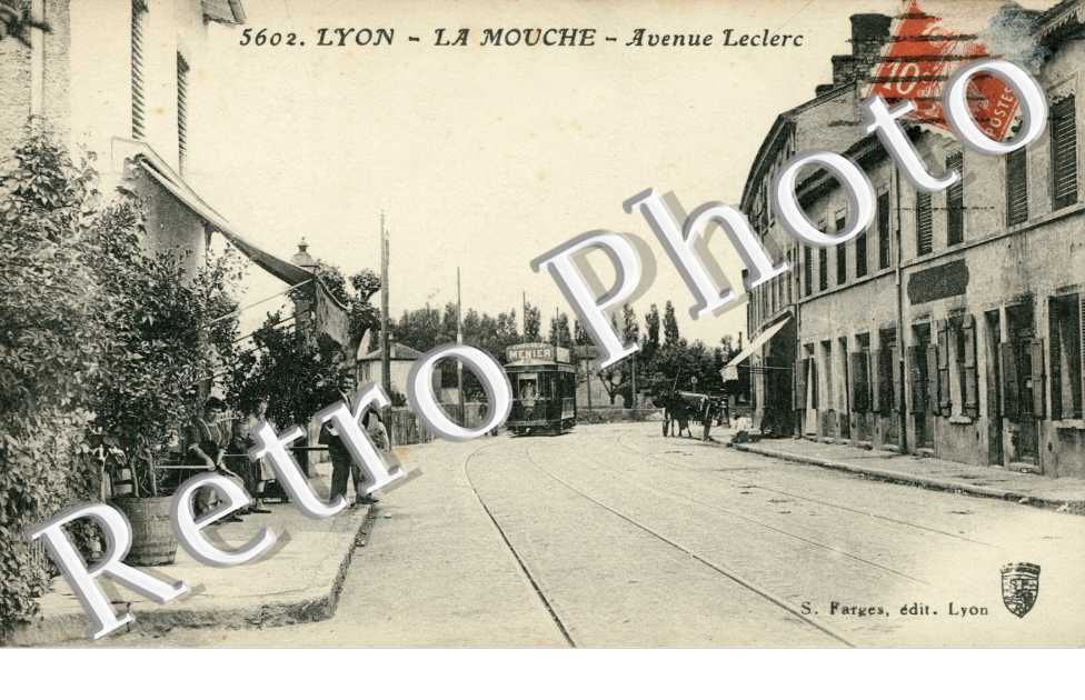 La Mouche, Avenue Leclerc - Avenue Tony Garnier