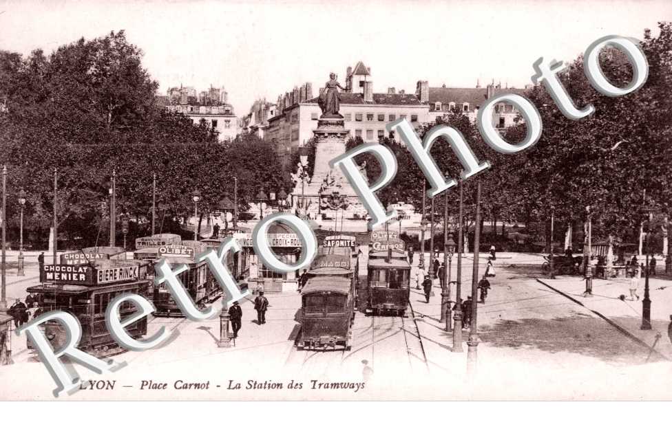 Place Carnot, la Station des Tramways