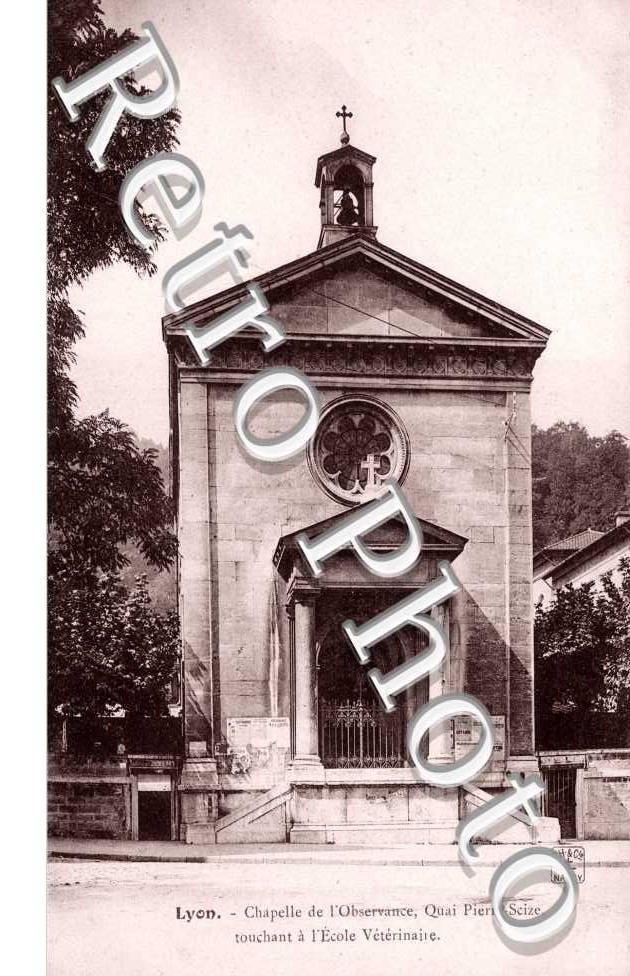 chapelle de l'Observance Quai Pierre-Scize touchant a l'ecole veterinaire