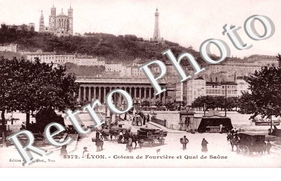 Coteau de Fourviere et Quai de Saone 