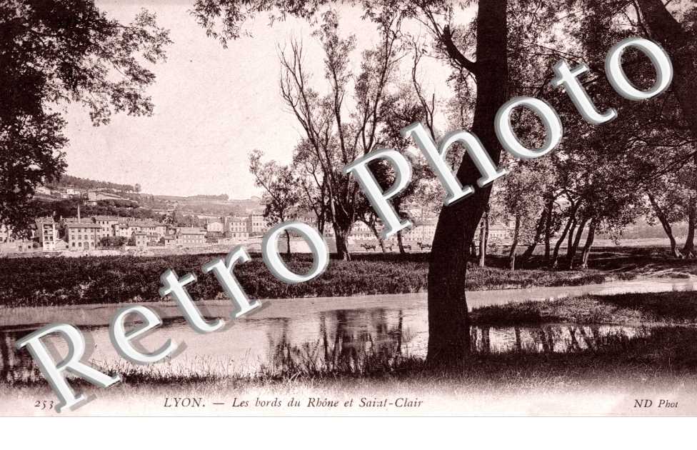 les bords du Rhone et Saint-Clair