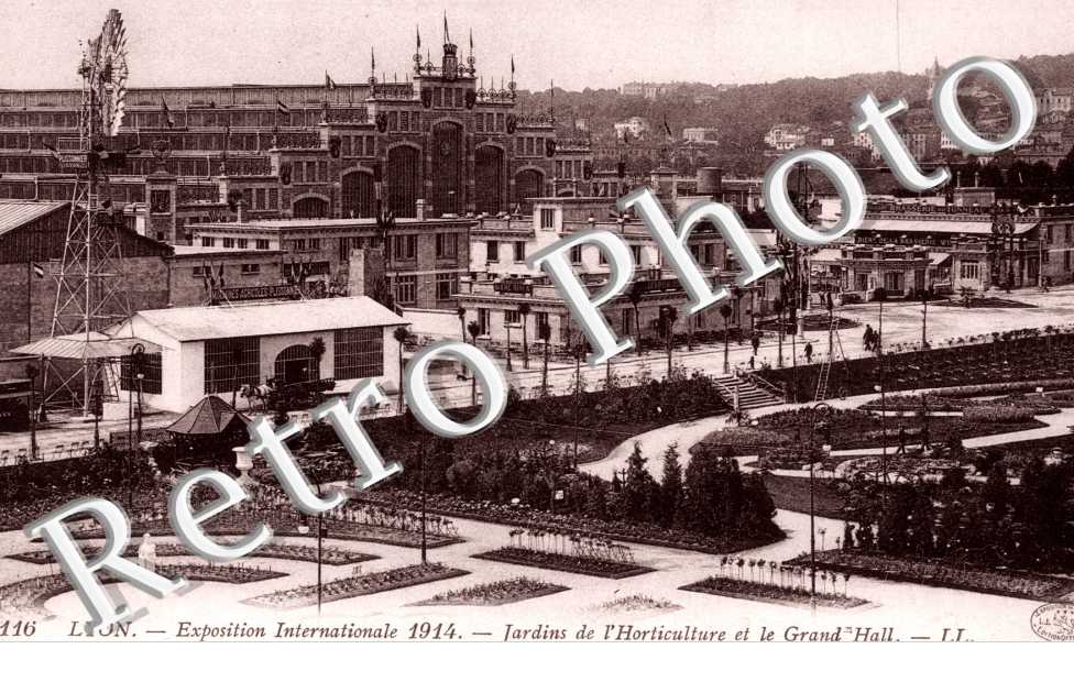 Exposition Internationale 1914, Jardins de l'Horticulture et le Grand Hall