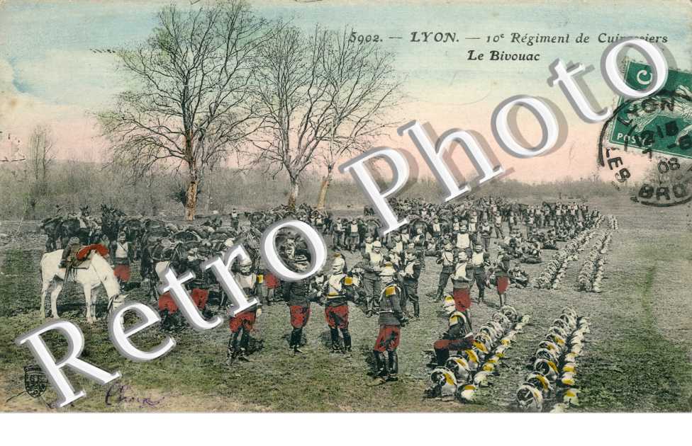 10eme Regiment de Cuirassiers, le Bivouac