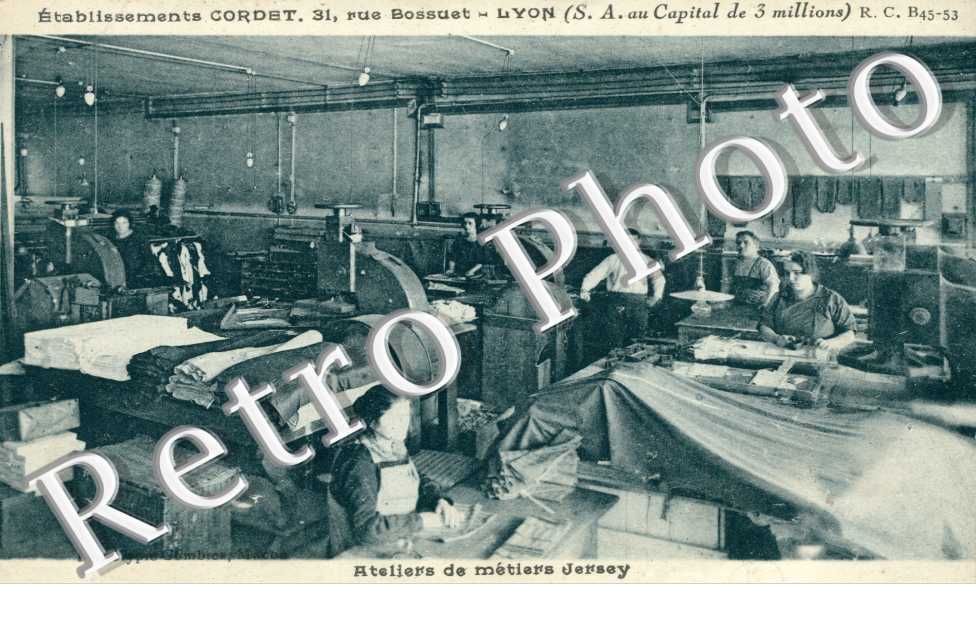 Etablissement Cordet, Ateliers de metiers Jersey
