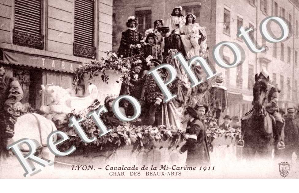 Cavalcade de la Mi-Careme 1911, Char des Beaux Arts