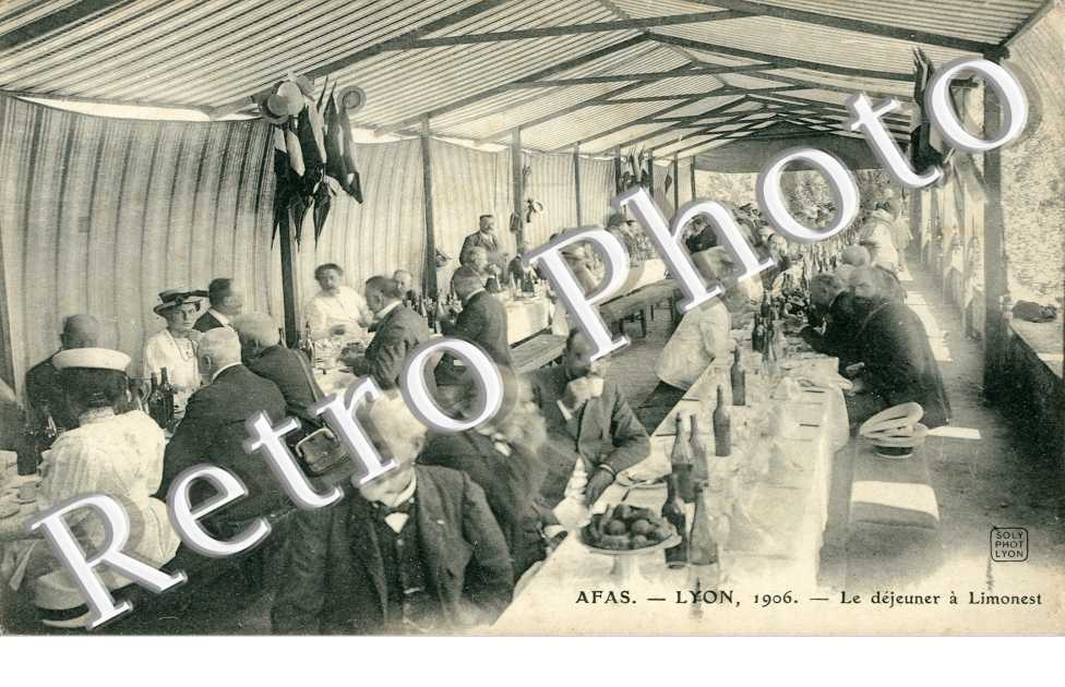 Afas Lyon  1906 Le dejeuner a Limonest