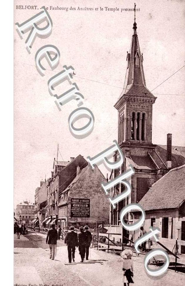 Le Faubourg des Ancetres et le Temple Protestant