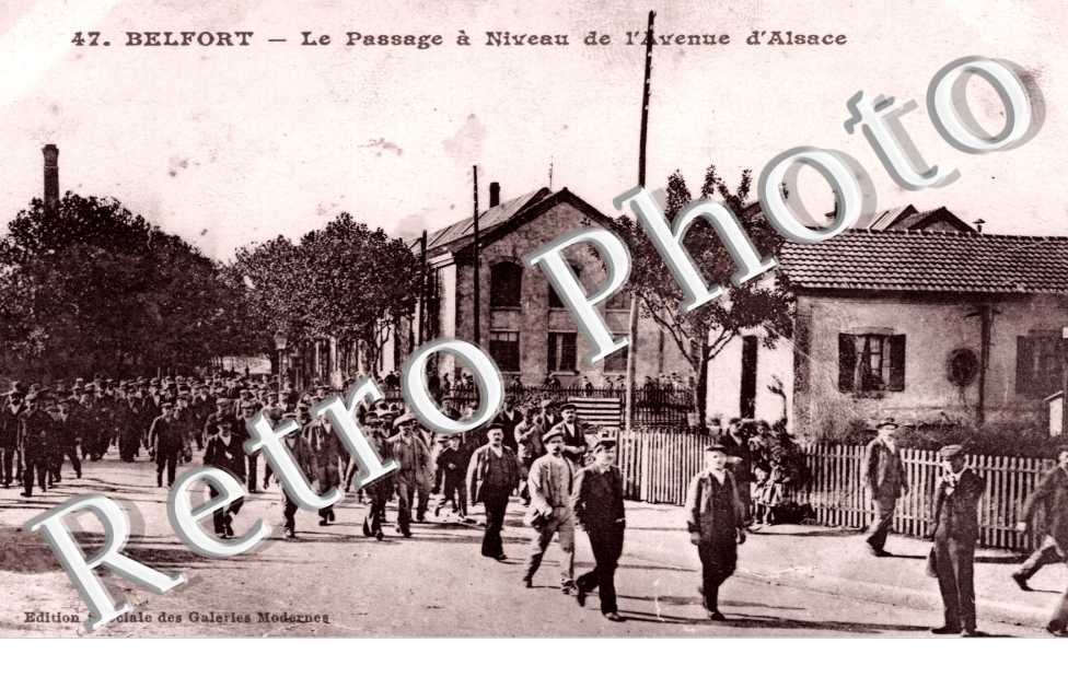 Le Passage a niveau de l'Avenue d'Alsace
