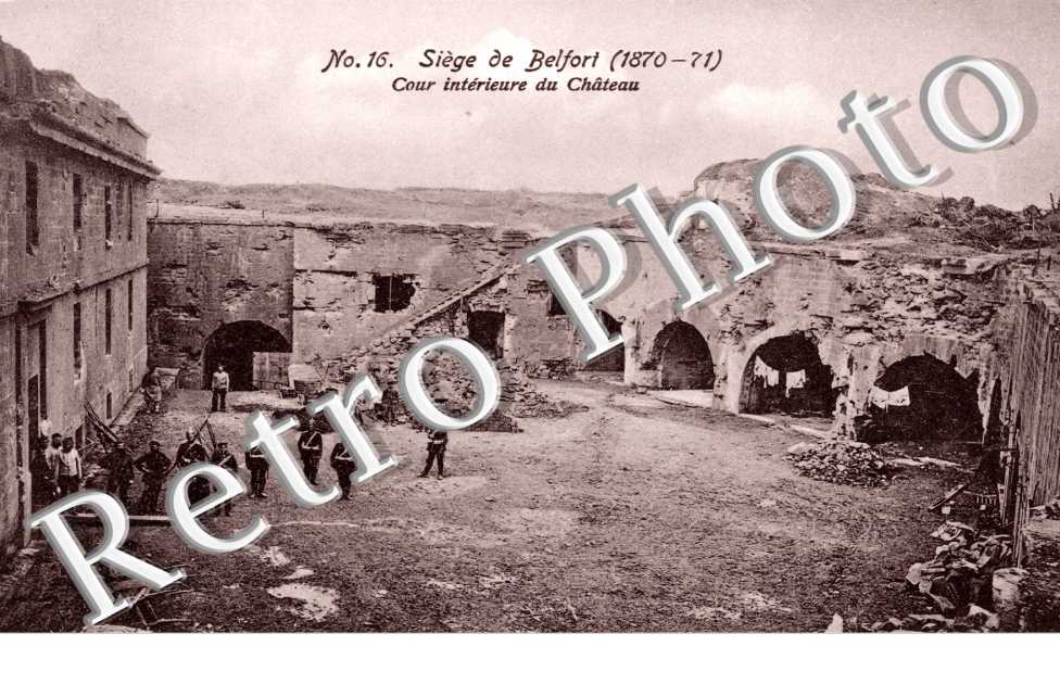 siege de belfort cour interieure du chateau