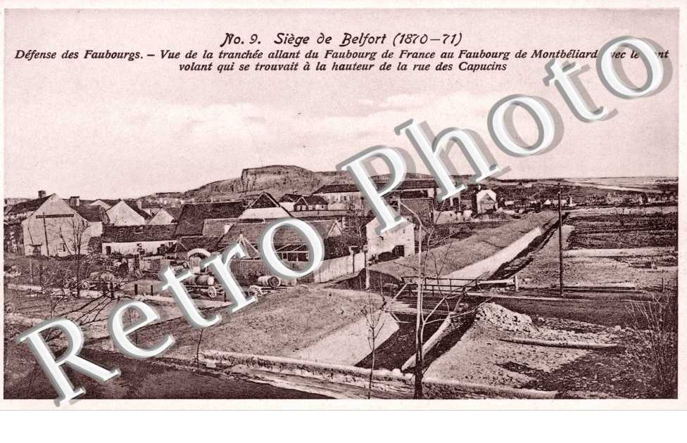 siege de belfort defense des faubourgs tranchee