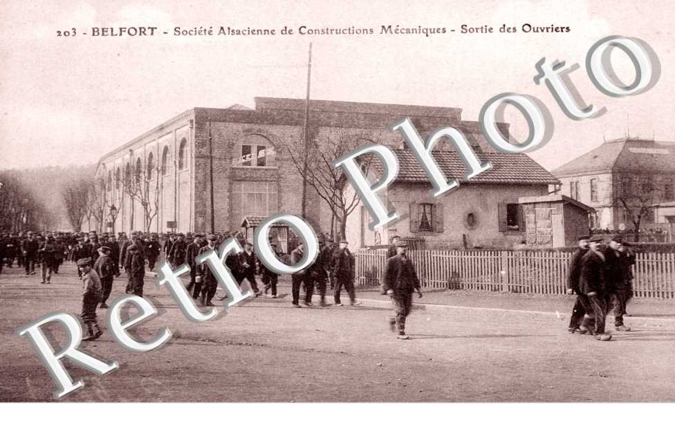 Societe Alsacienne de Constructions Mecaniques, Sortie des Ouvriers