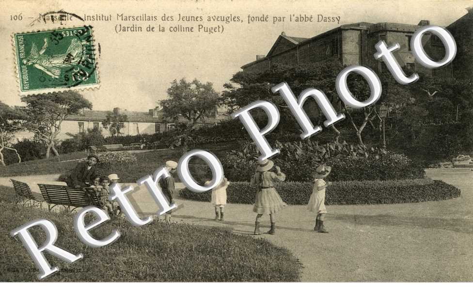 Institut des Jeunes aveugles jardin de la colline Puget