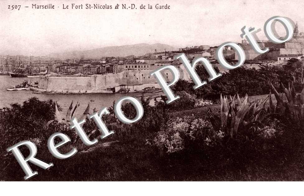 le Fort Saint Nicolas et Notre Dame de la Garde