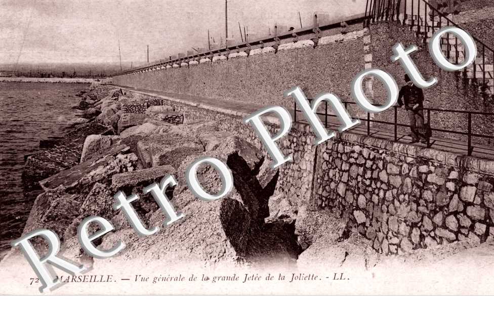 vue generale de la grande jetee de la Joliette