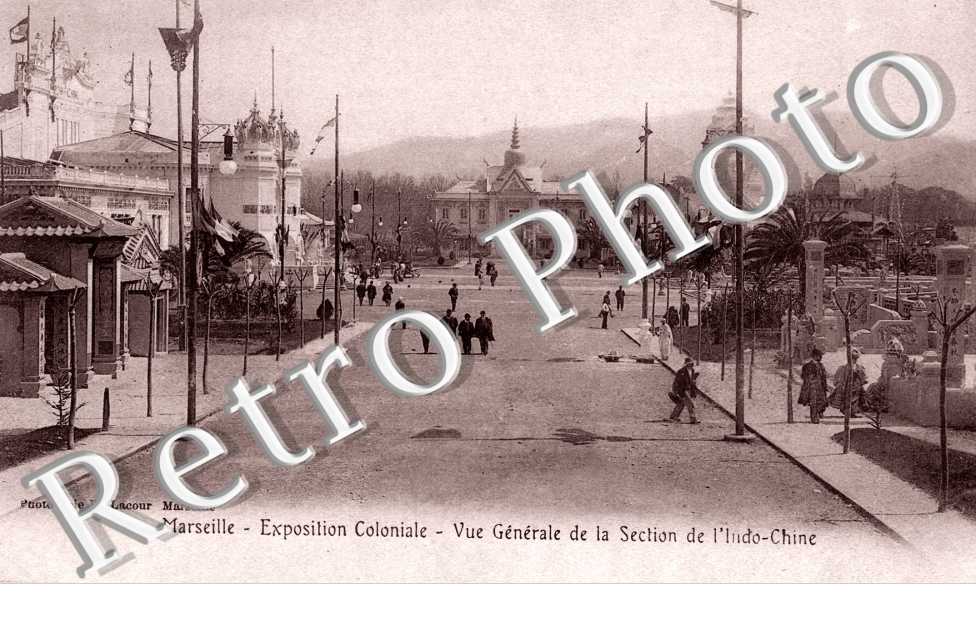 exposition coloniale Vue generale de la section de l'Indo-Chine