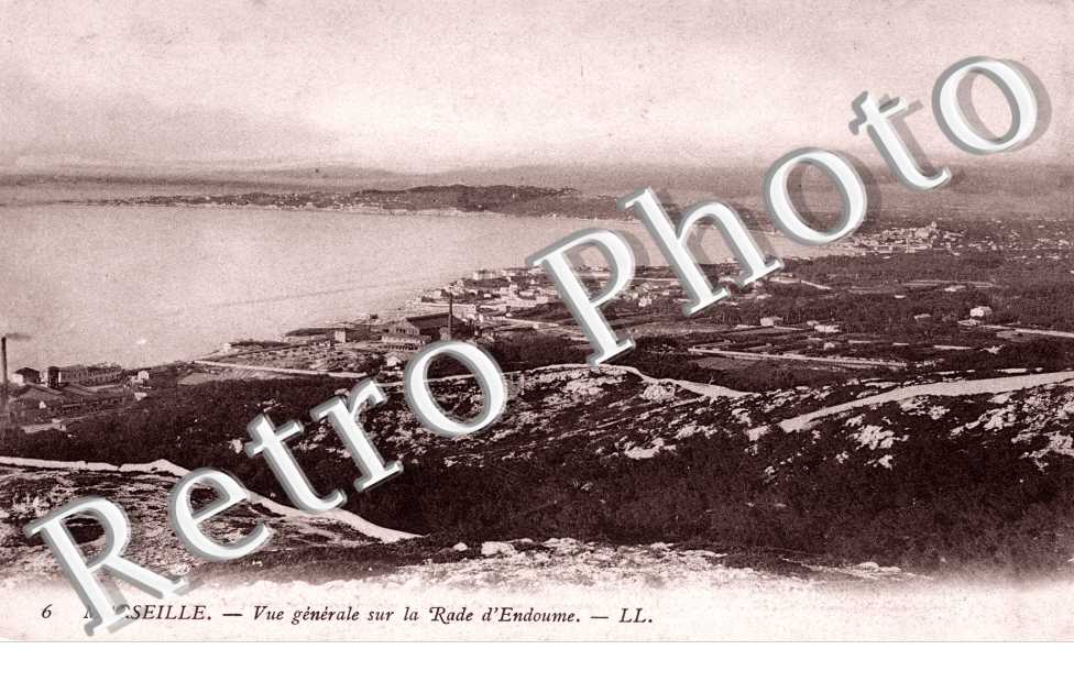vue generale sur la rade d'Endoume
