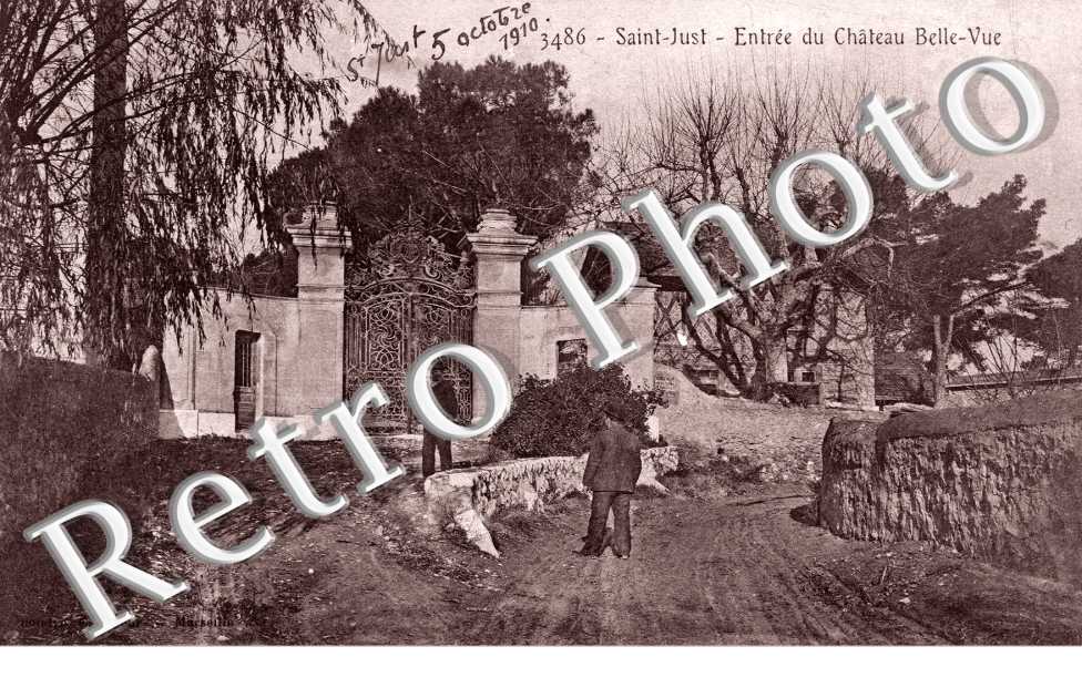 Saint Just, Entree du Chateau Belle Vue