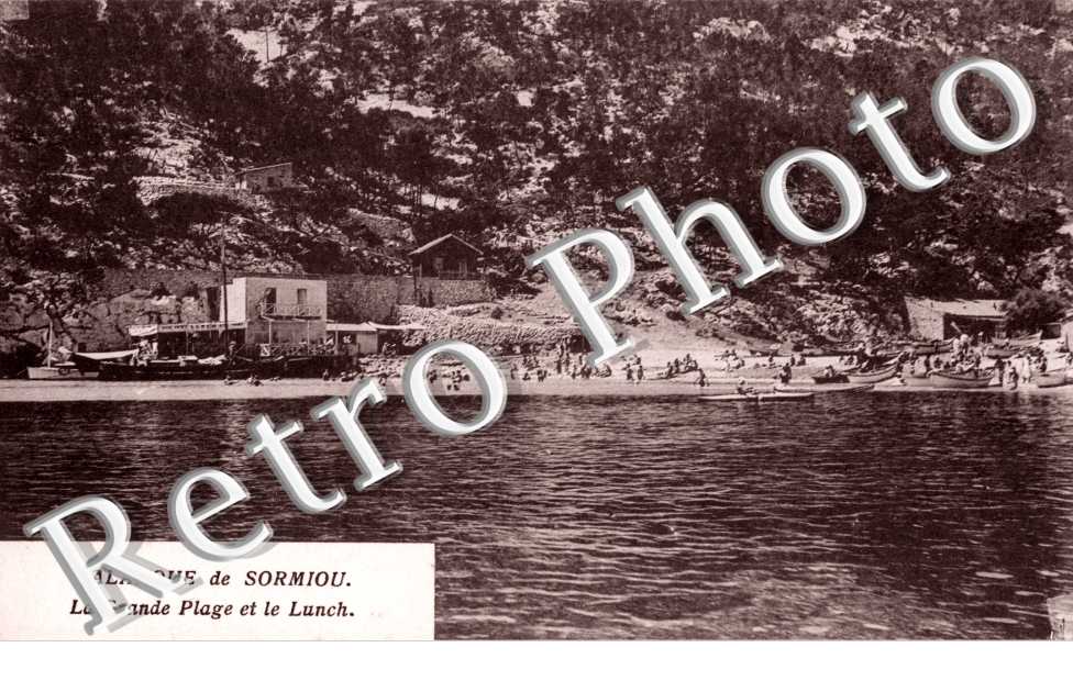 calanque de Sormiou La grande plage et le Lunch