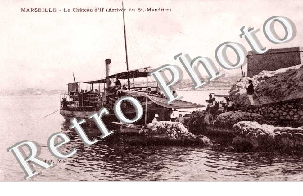 le chateau d'If Arrivee du Saint-Mandrier