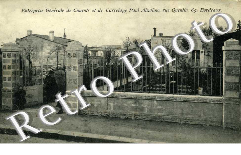 Entreprise Generale de Ciments et de carrelage Paul Alzalino, rue Quentin
