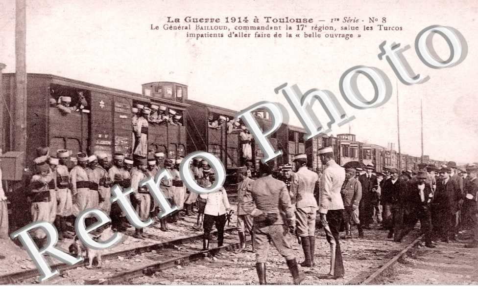 Guerre de 1914 - general Bailloud - commandant la 17e region