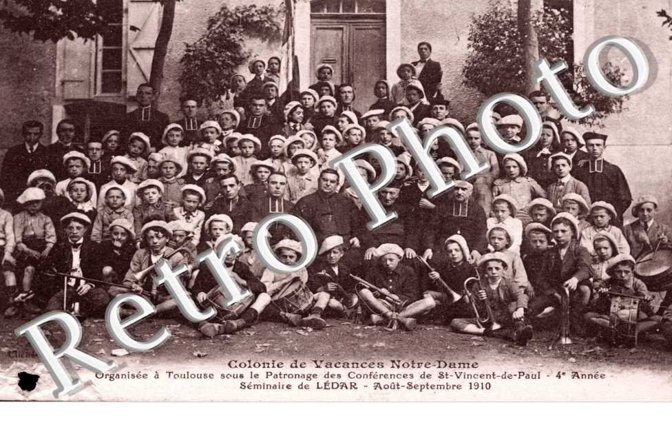 Colonie de vacances Notre Dame 4eme Annee Ledar 1910
