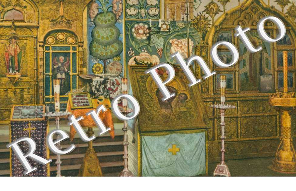 Interieur de la Cathedrale Russe, Image de Notre-Dame de Kazan