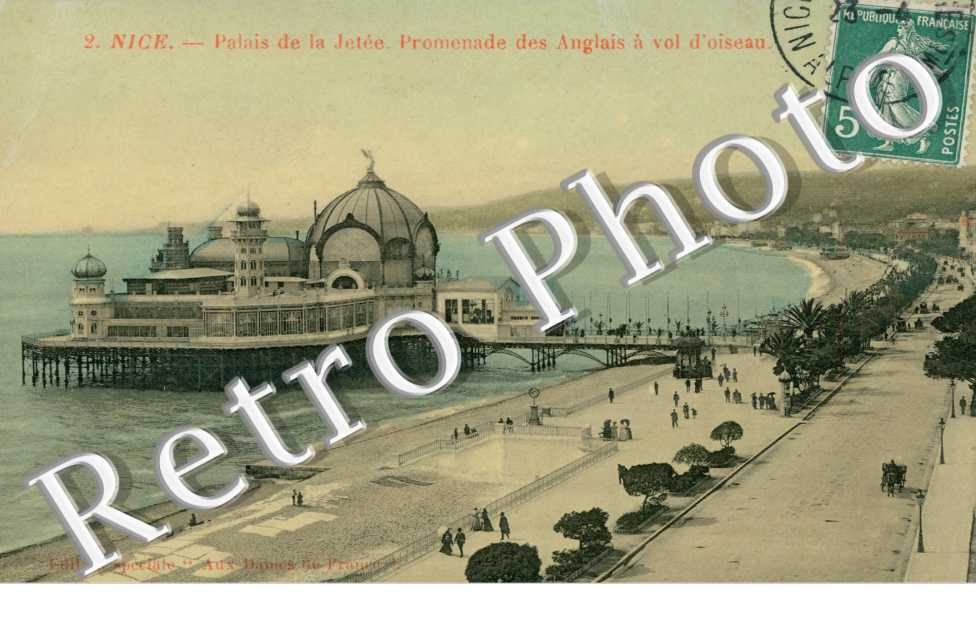 Palais de la Jetee, Promenade des Anglais a vol d'oiseau