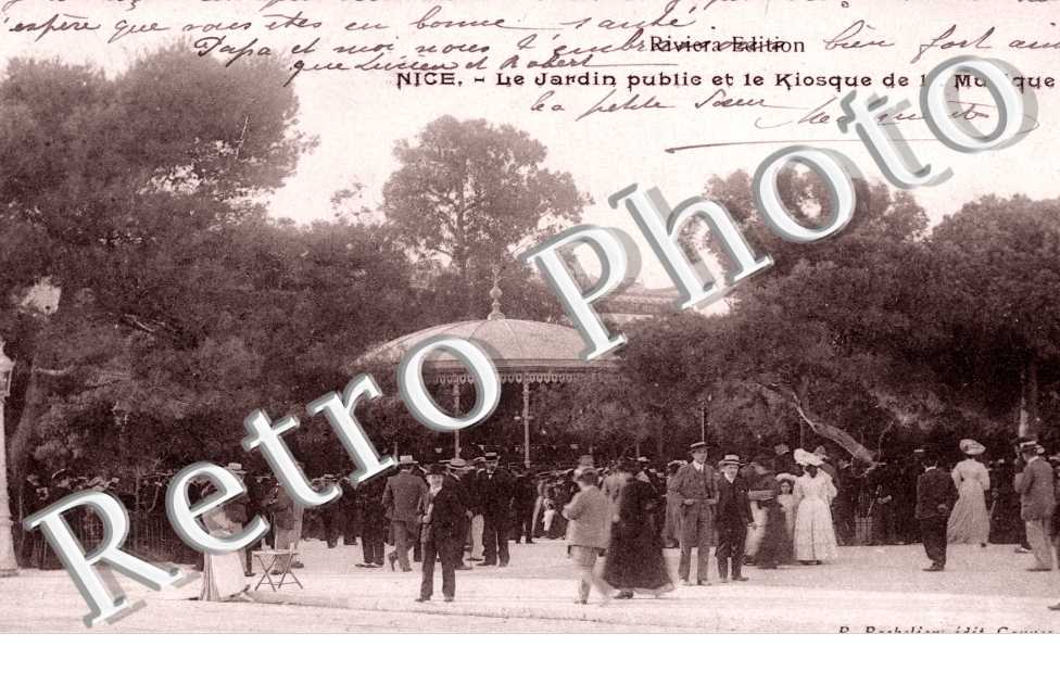 le Jardin Public et le Kiosque de la Musique