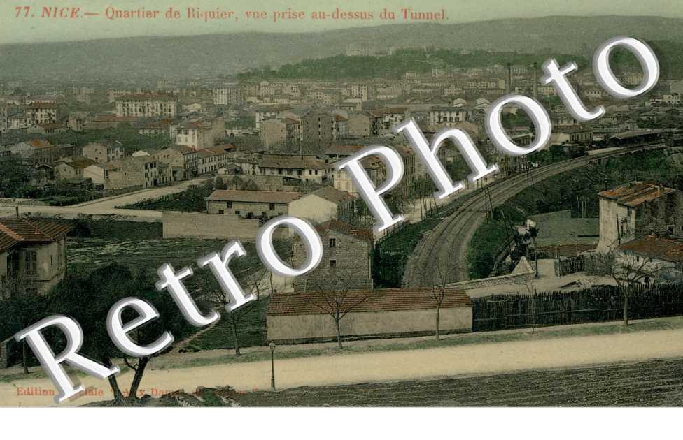 Quartiers de Riquier, vue prise au-dessus du Tunnel