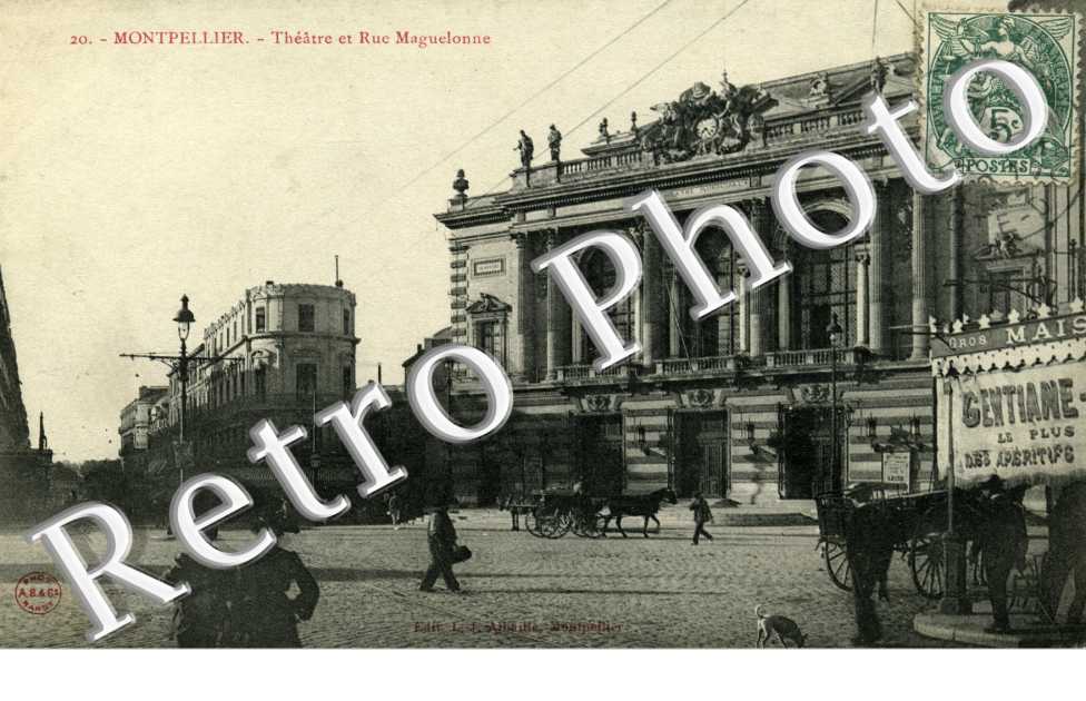 Theatre et rue Maguelone