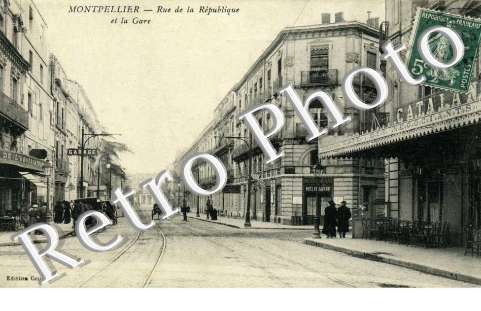 rue de la Republique et la gare
