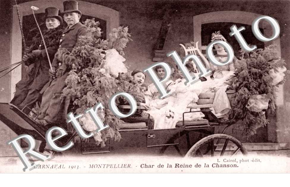 Char de la reine de la chanson  Carnaval 1913