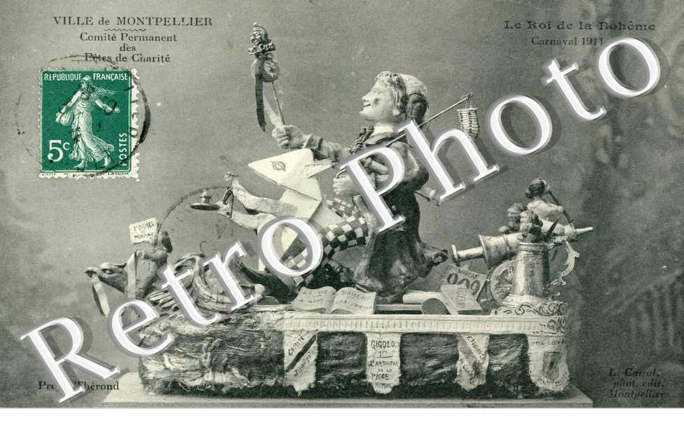 Comite permanent des Fetes de Charite Le roi et la Boheme Carnaval 1914