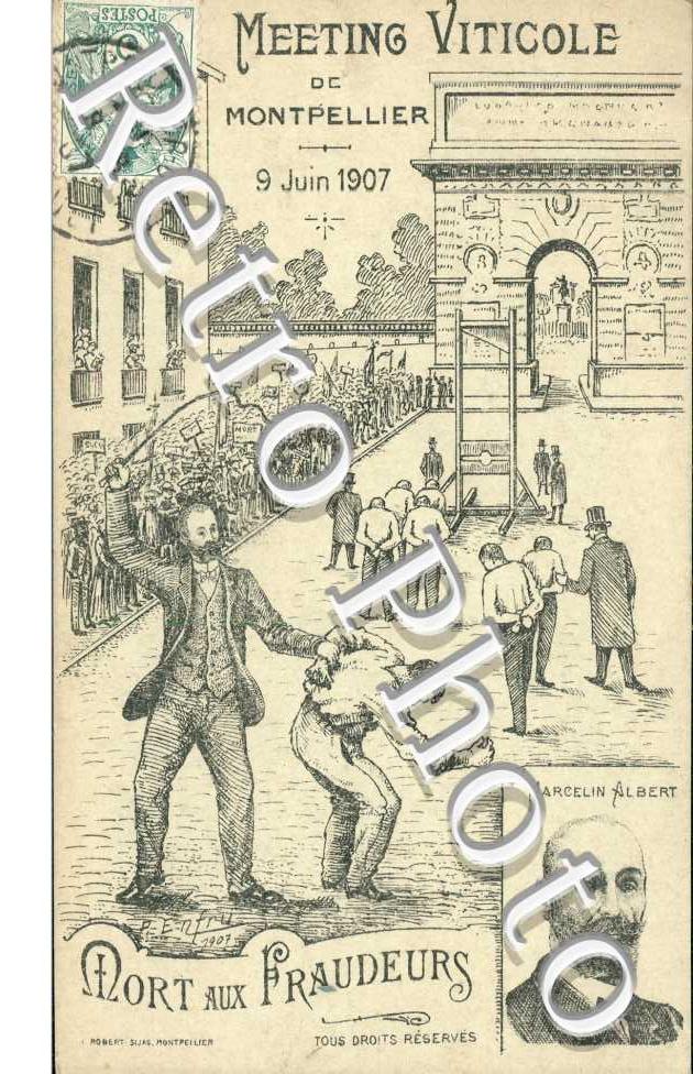Meeting viticole 9 juin 1907