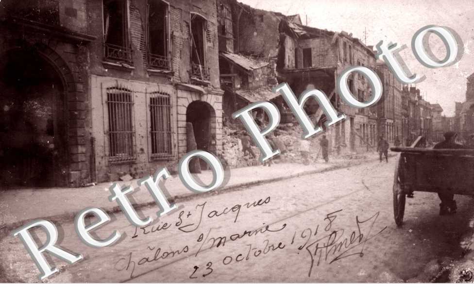 Rue Saint-Jacques  23 octobre 1918