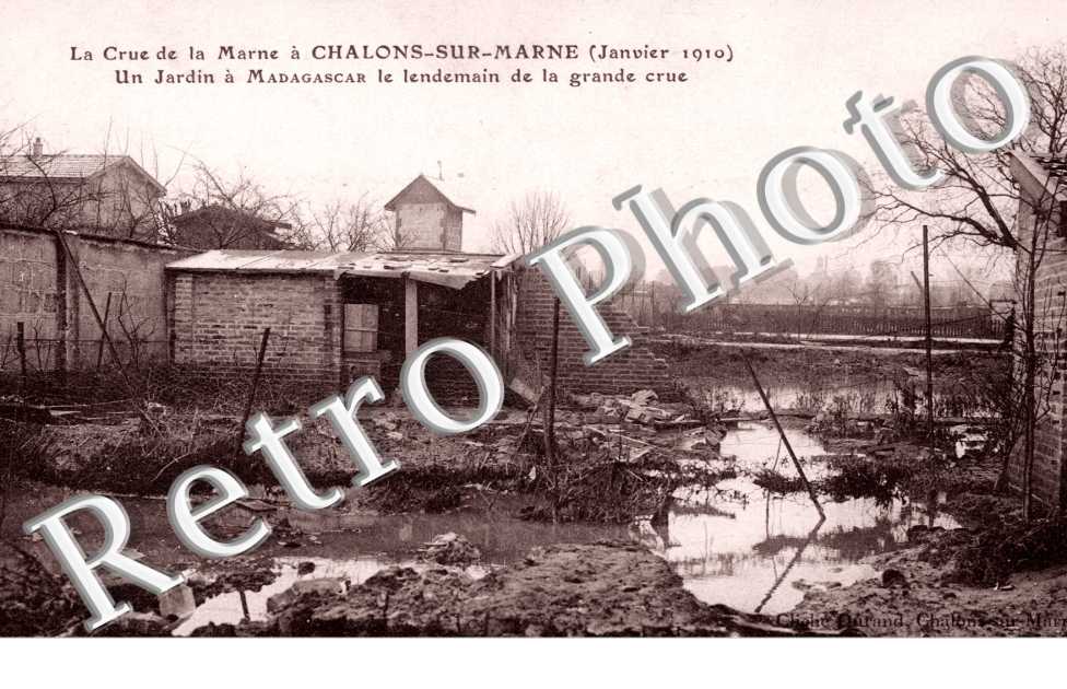 la Crue de la Marne a Chalons-sur-Marne, Un Jardin a Madagascar le lendemain de la Grande Crue