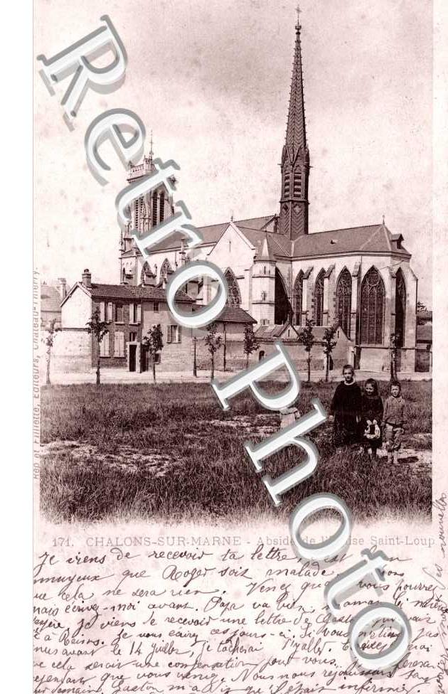Abside de l'eglise Saint Loup