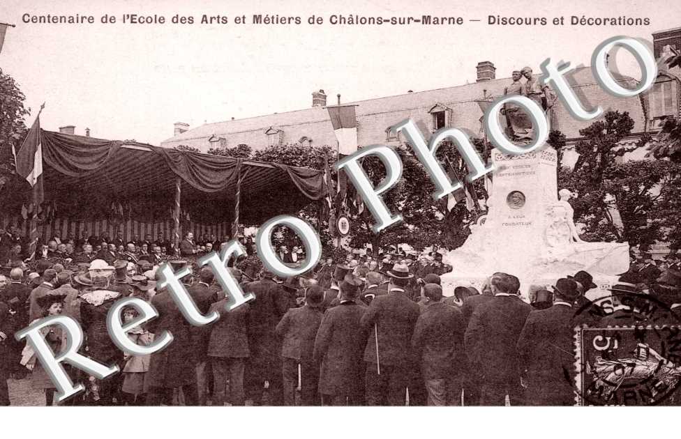 Centenaire de l'Ecole des Arts et Metiers - discours et decorations
