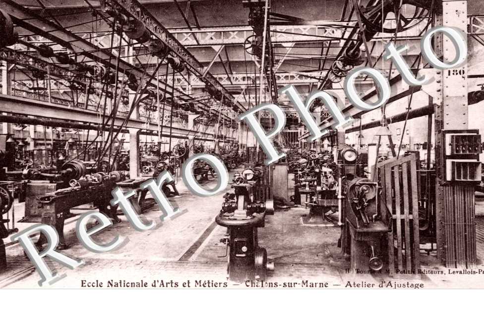 Ecole des Arts et Metiers - atelier d'ajustage