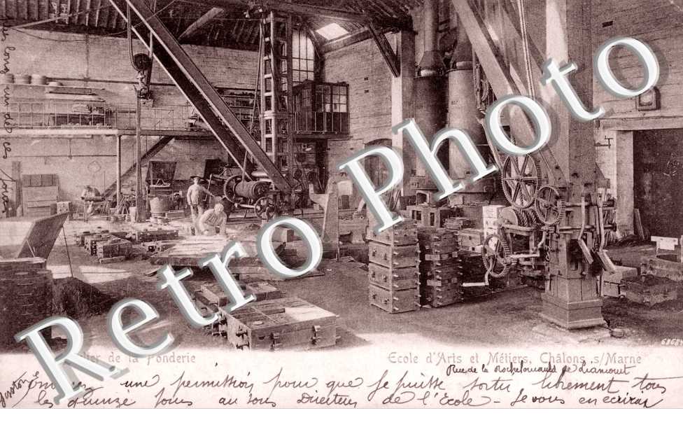 Chalons sur Marne - Ecole nationale des Arts et Métiers - Atelier de la Fonderie