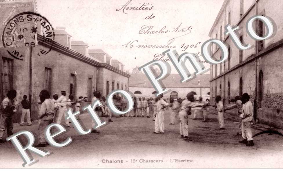15eme chasseurs - l'escrime